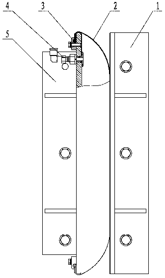 Aerodynamic high pressure model flexible opening system