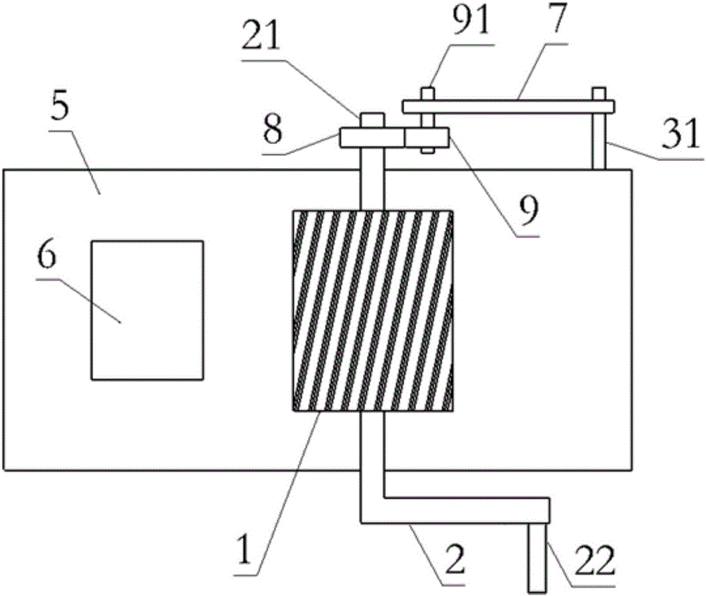 Drum-type straight line cutting device