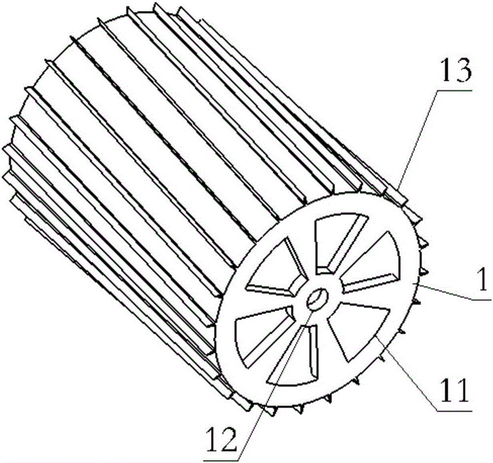 Drum-type straight line cutting device