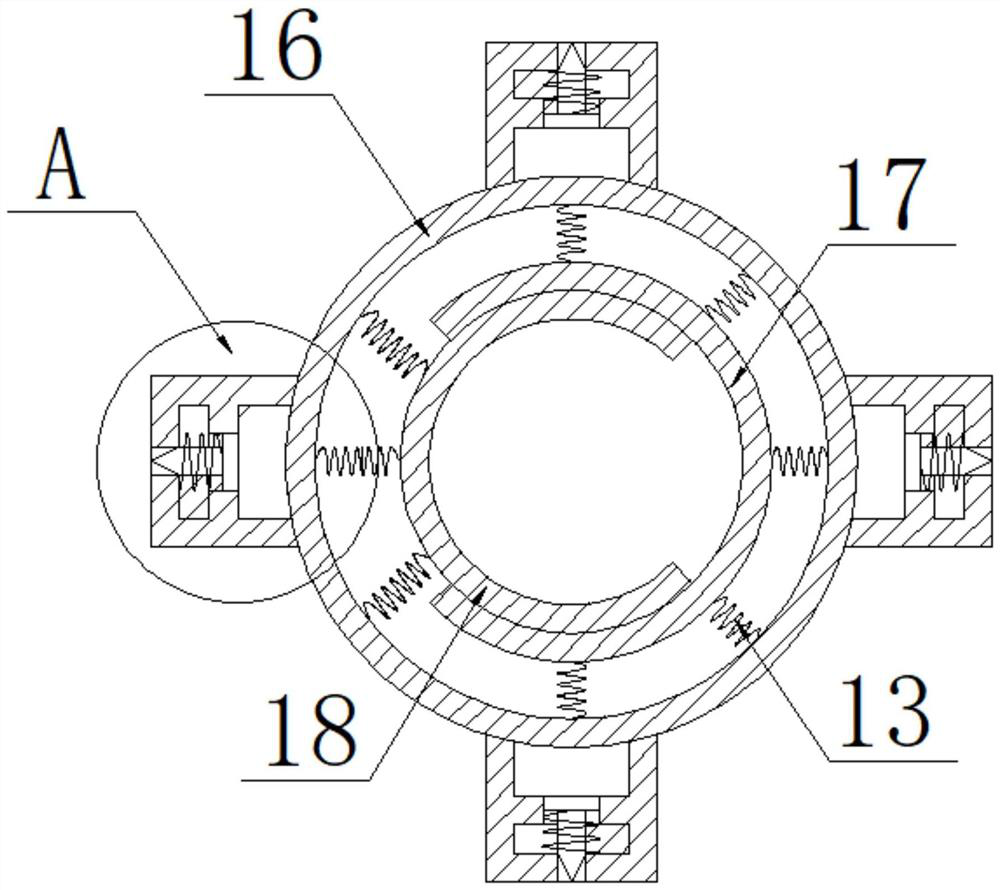 Pile casing device for brine stratum mucky soil cast-in-place pile construction