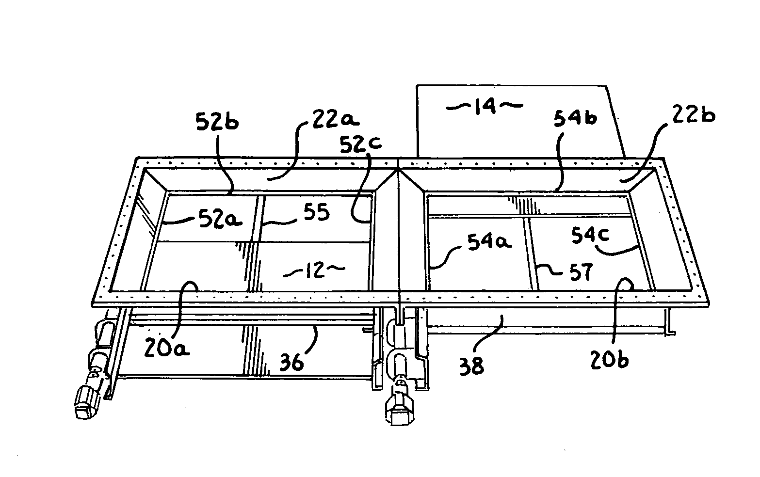 Hopper Car Gate with a Laterally Opening Door