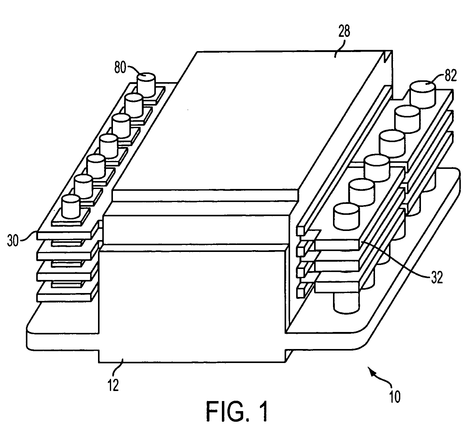 Surface mount magnetic component assembly