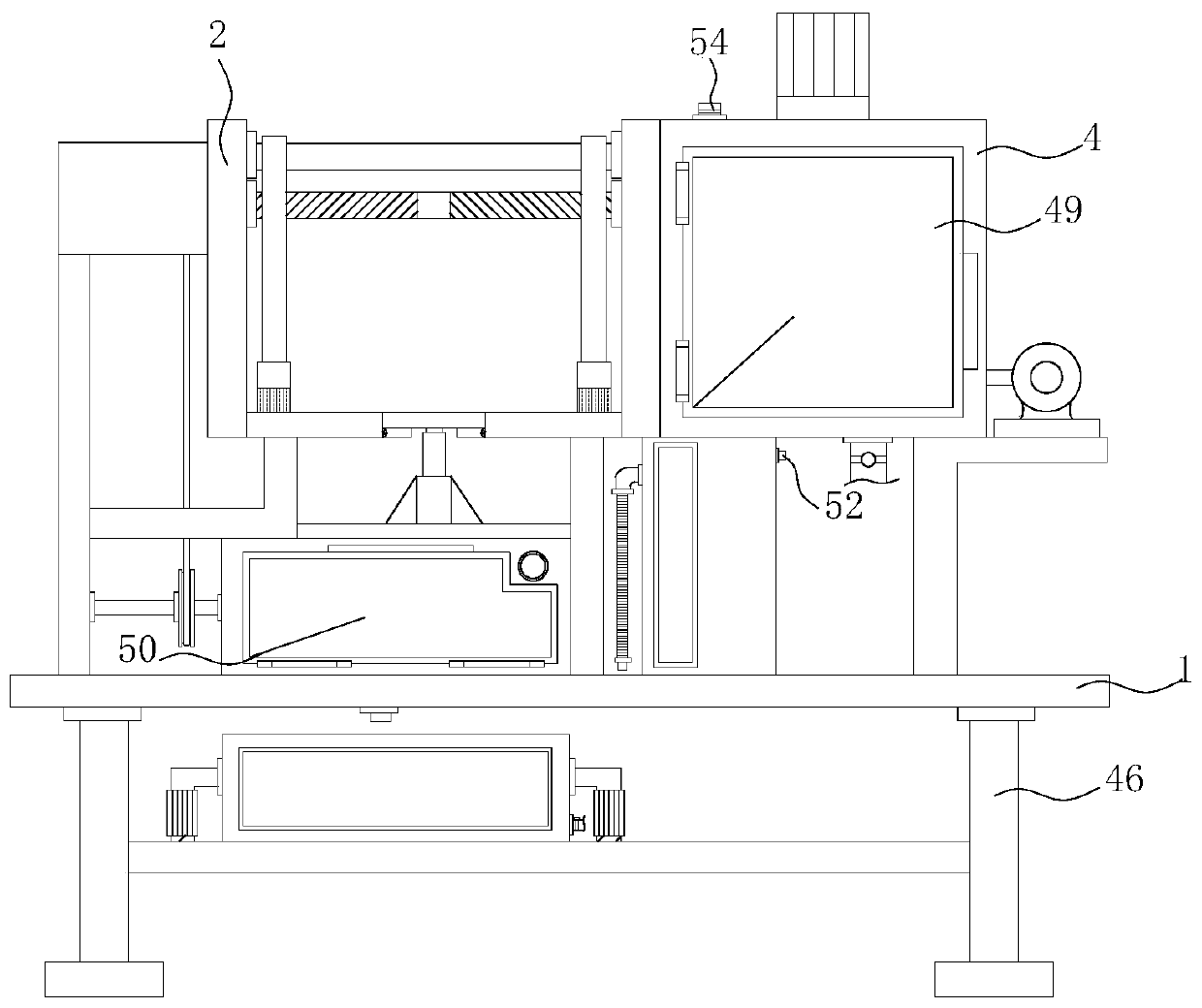 Leftover material clearing and recycling device for cloth machining