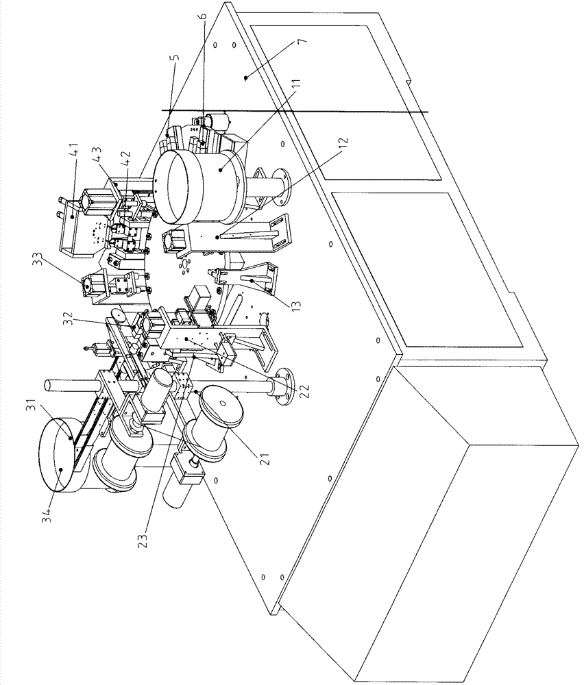 Automatic assembling system of pin type pen head component