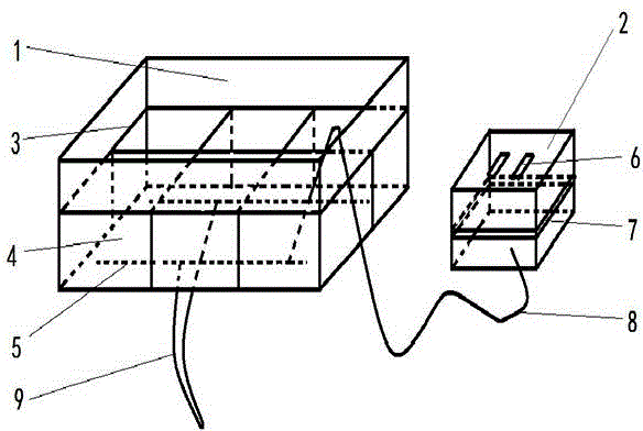 Shifted-out assembling type module socket