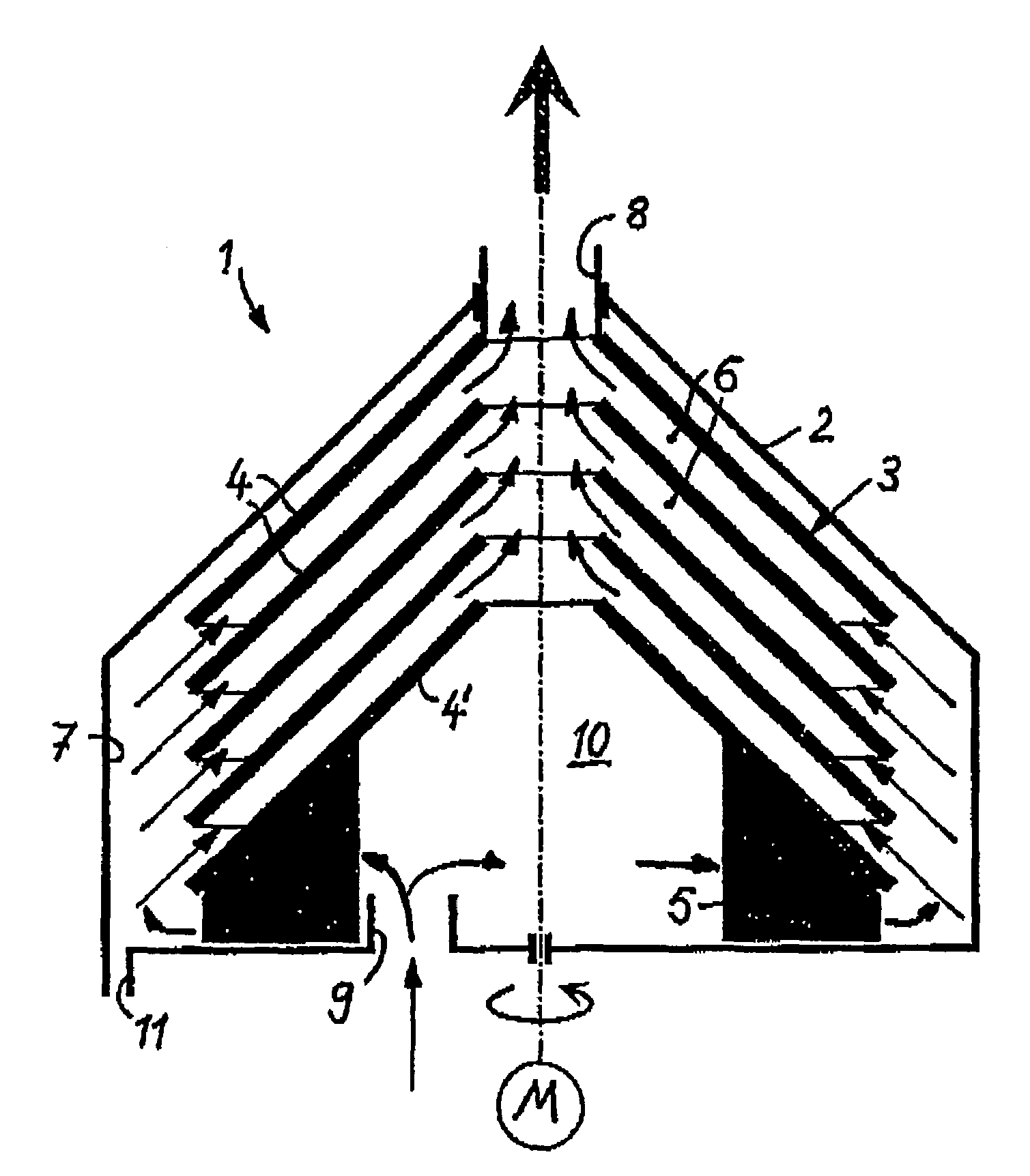 Centrifugal oil separator