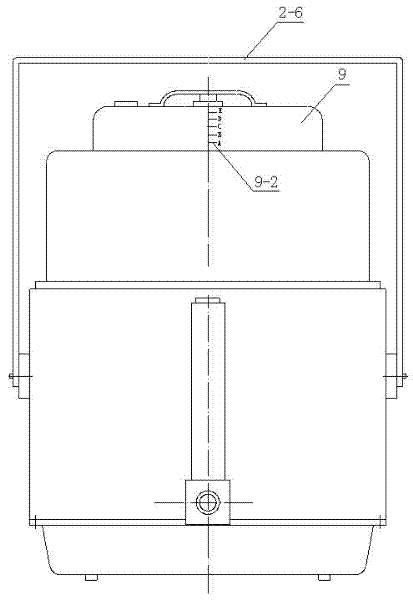 A household dishwasher