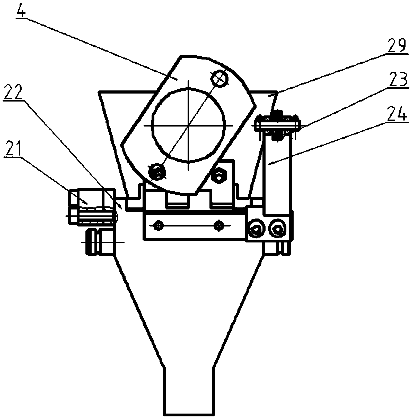 High-verticality secondary sine non-circular gear planetary system duck-billed seedling planting mechanism