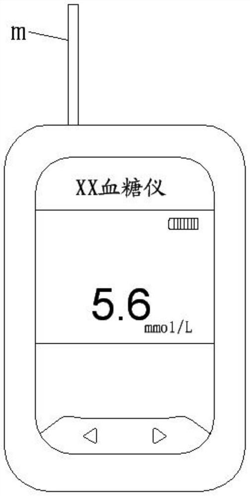 Automatic fixing method for glucometer test paper