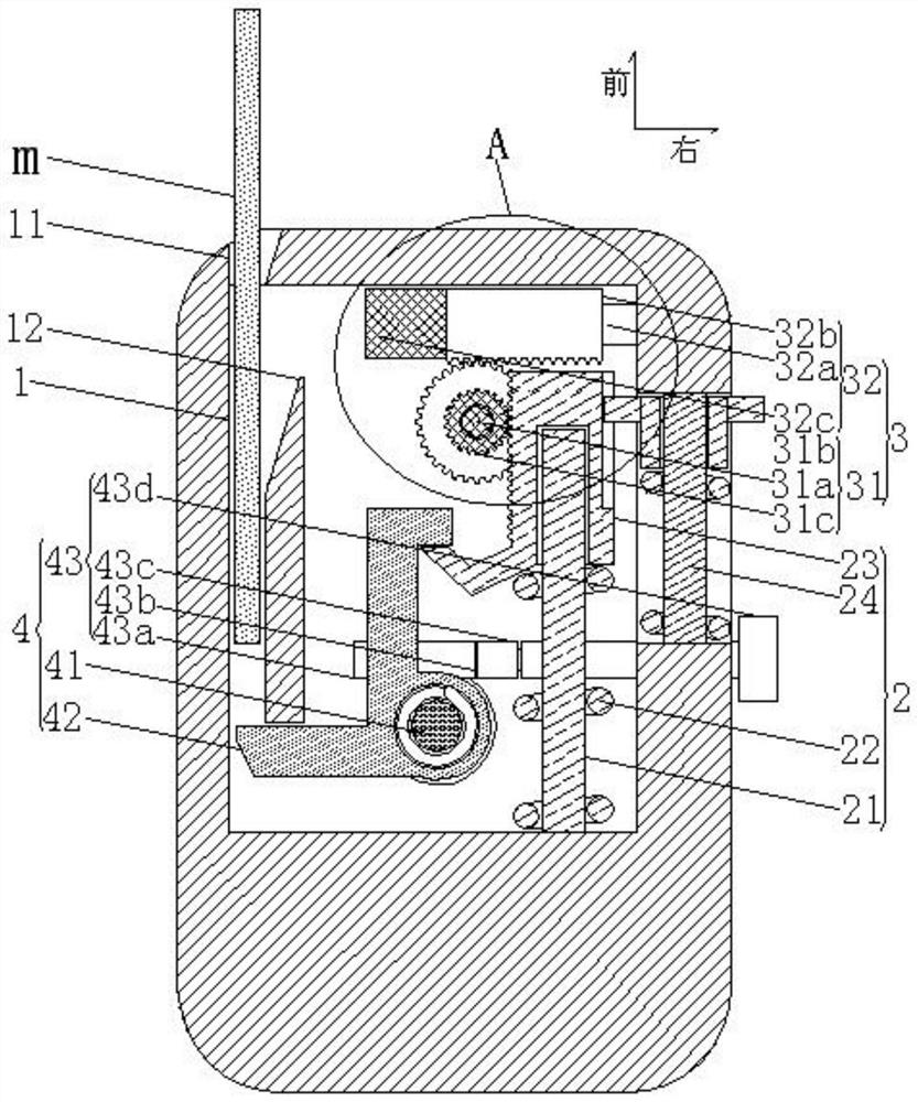 Automatic fixing method for glucometer test paper