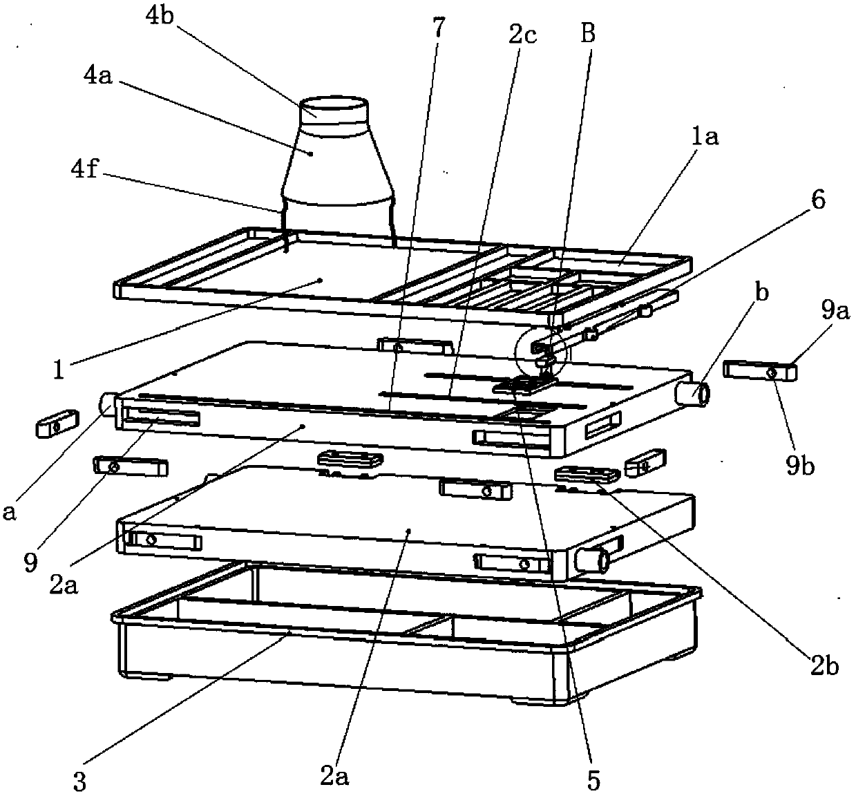 A portable anesthesia monitoring integrated animal operation table