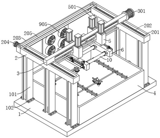 Oil immersion device for rotating shaft production and processing