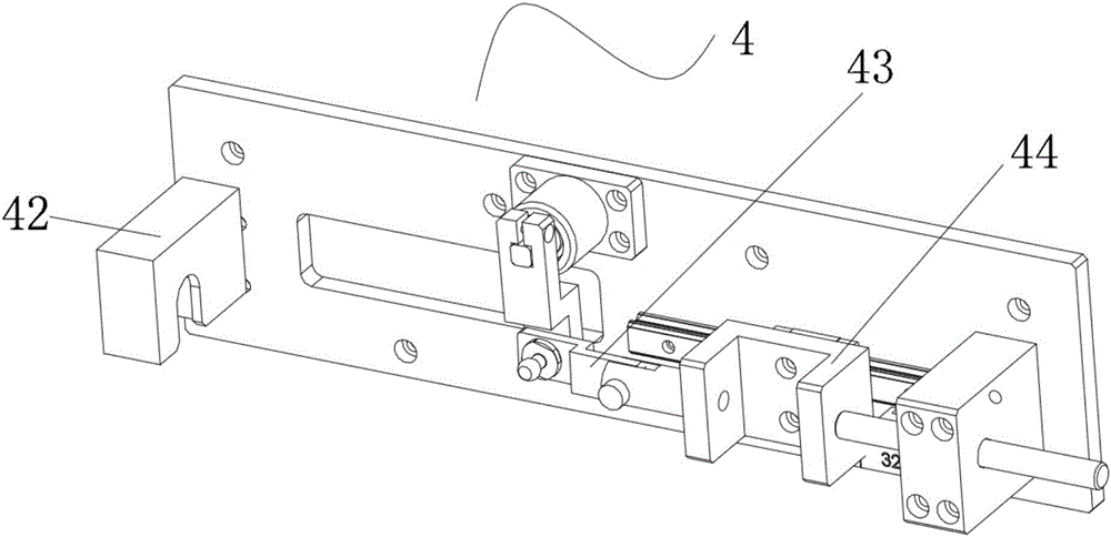 Simulation load assembly capable of improving testing precision and applied to automobile cable testing machine