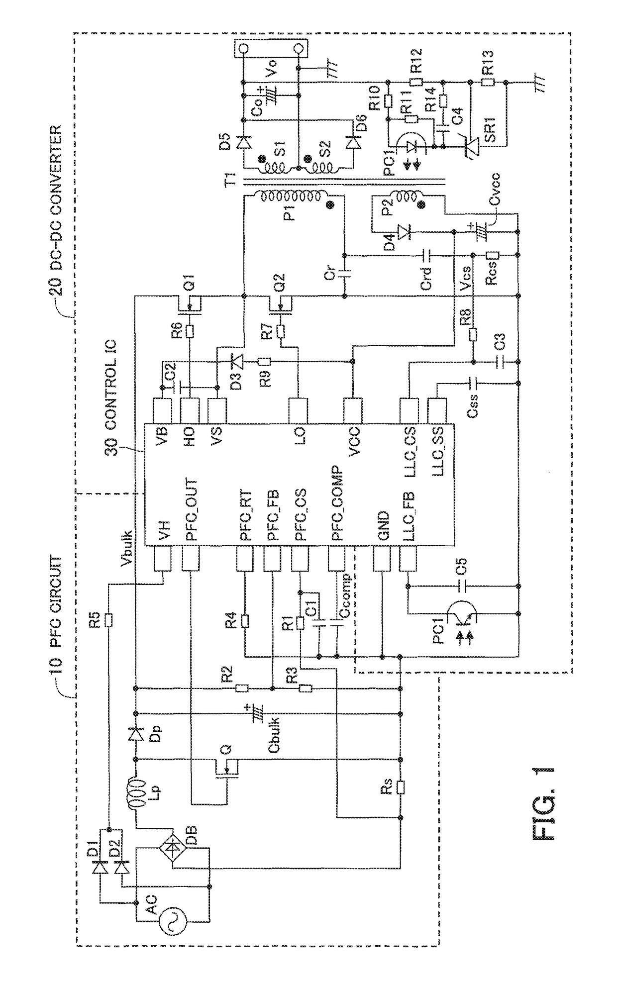 Switching power supply device