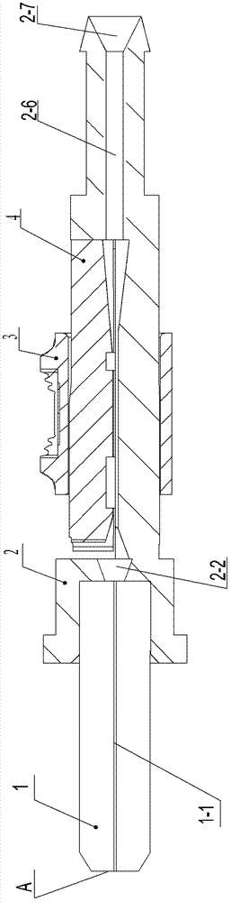 Production method of optical fiber preset core insert and positioning device