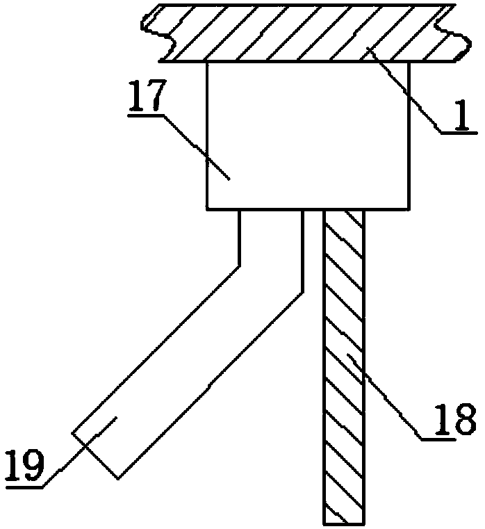 Soil loosening and fertilizer applying device