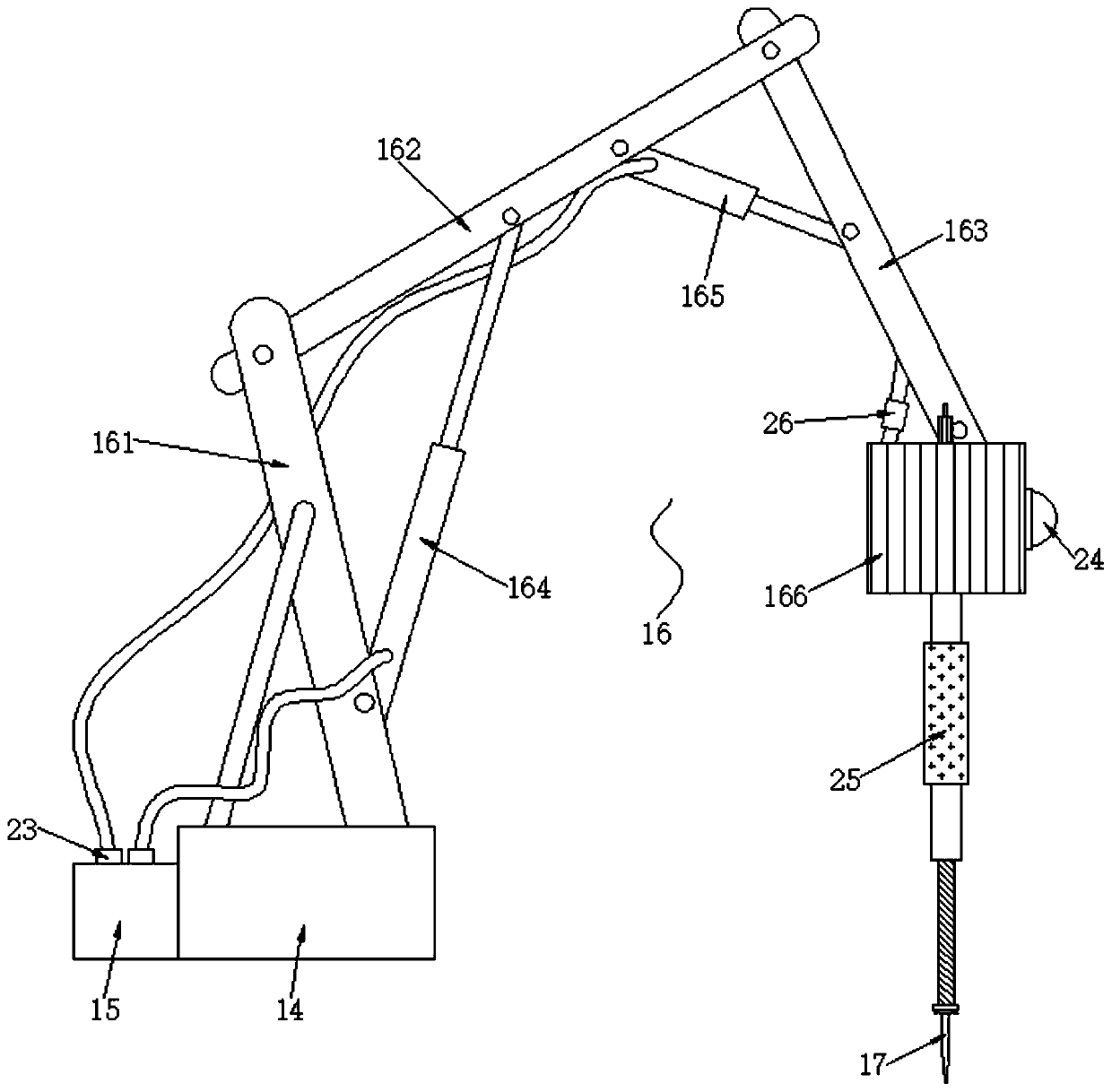 Device for measuring seawater salinity in regional range