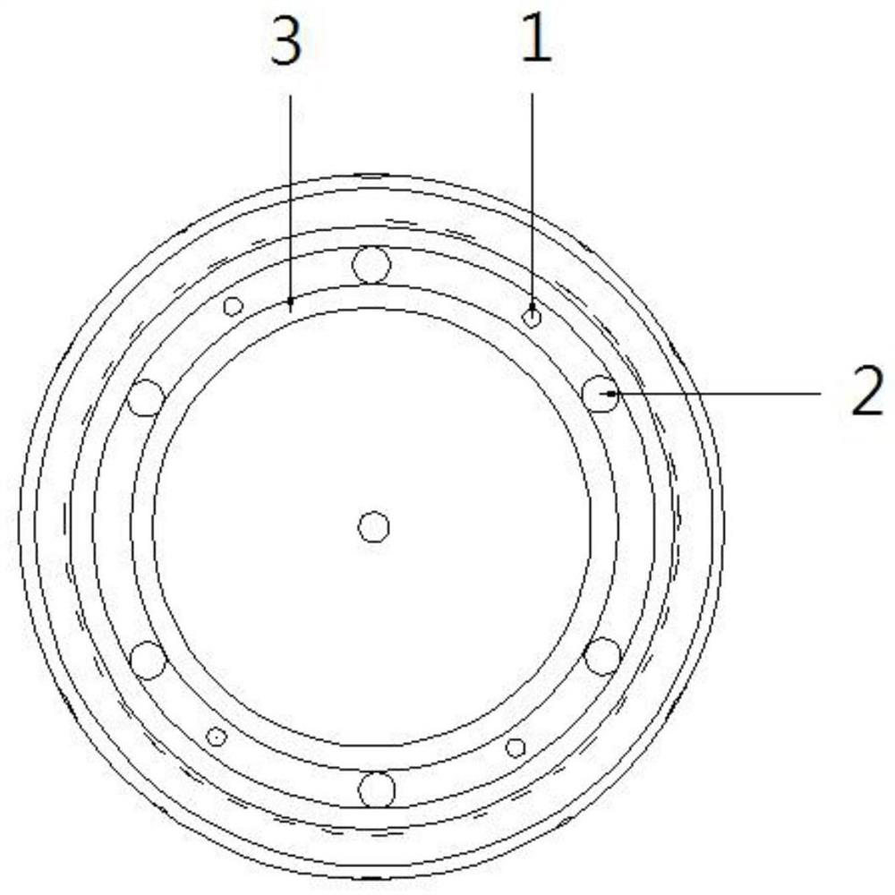 Water-jacket type reverse microcirculation guiding coring device