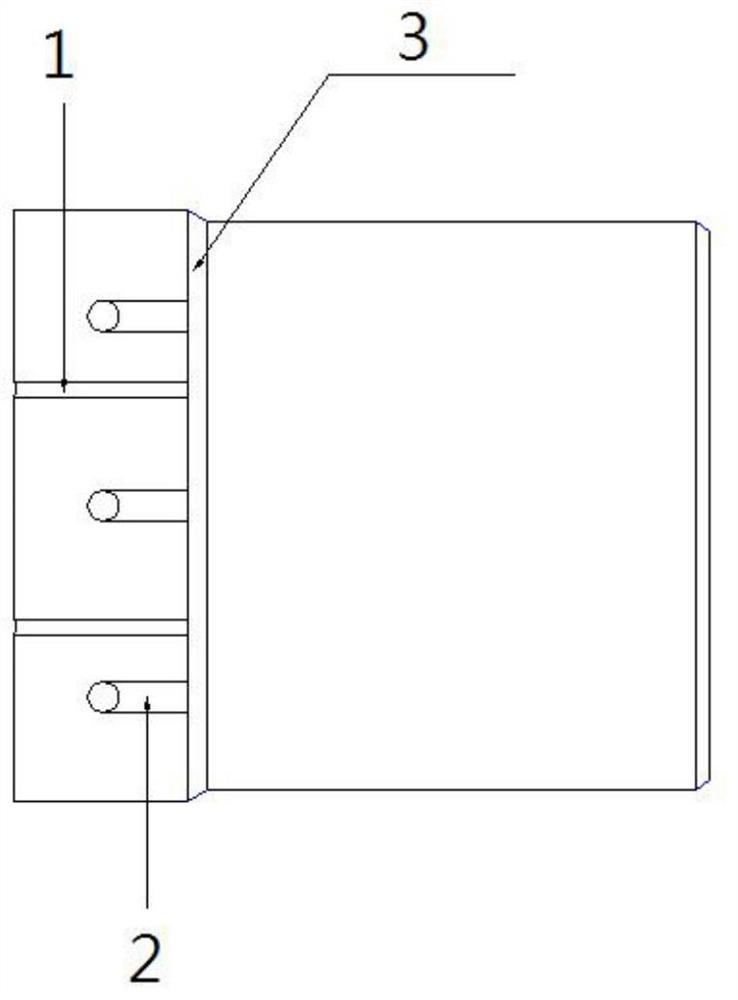 Water-jacket type reverse microcirculation guiding coring device