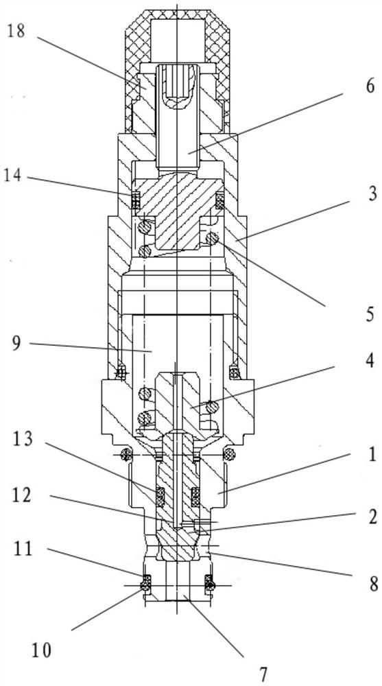 Pressure-adjustable high-pressure limiting valve for common rail