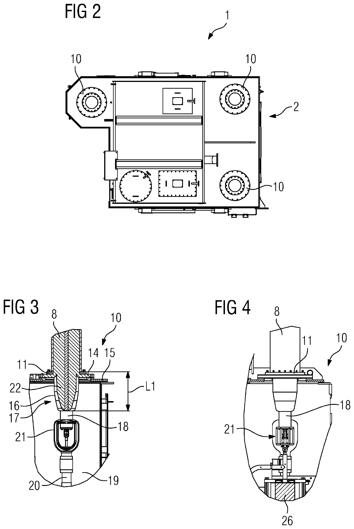 Transformer with insertable high voltage conductor