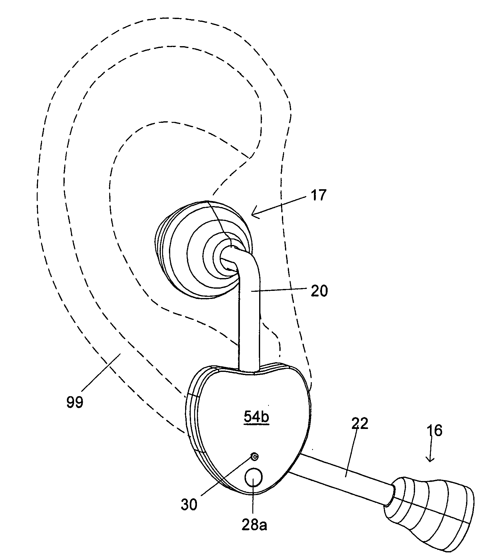 Miniature wireless earring headset