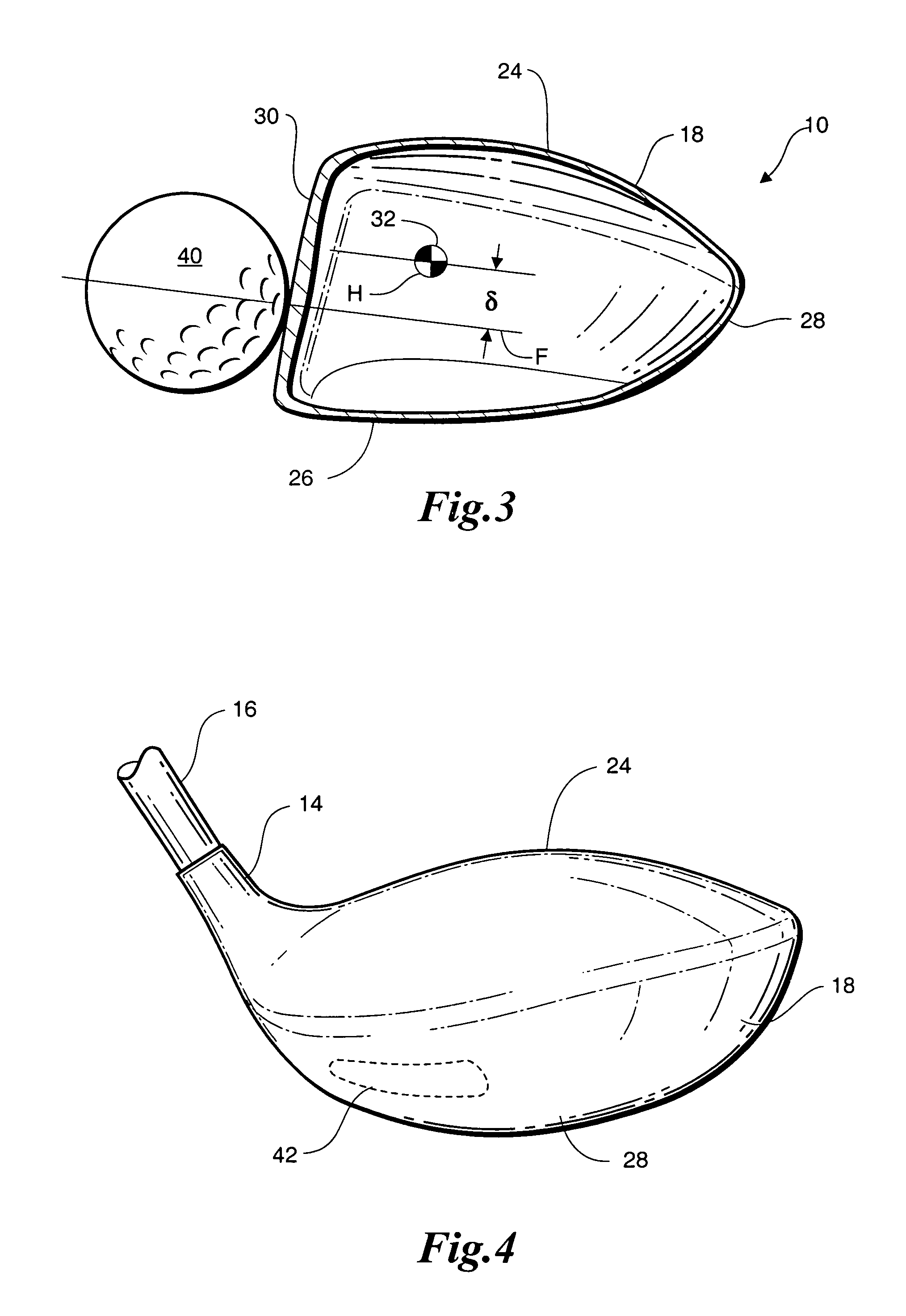 Golf club head with high center of gravity