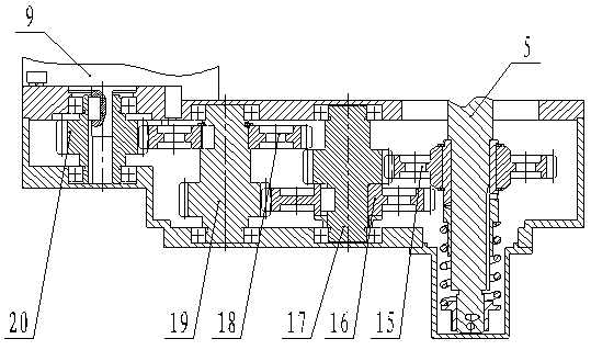 Automatic disengaging and engaging projectile hoist