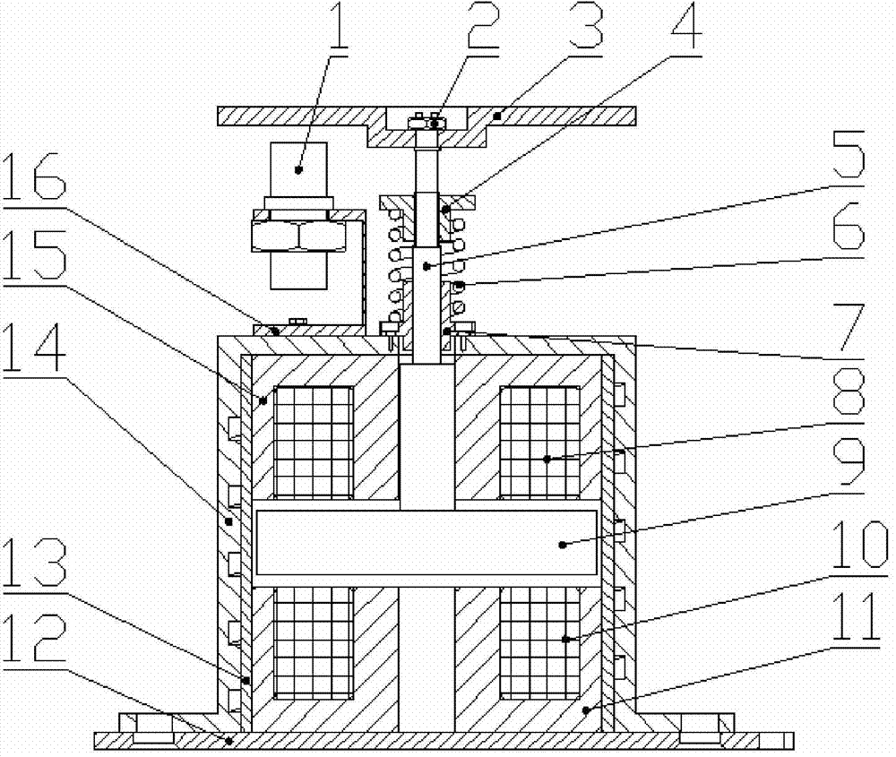 Differential magnetic suspension vibration isolator