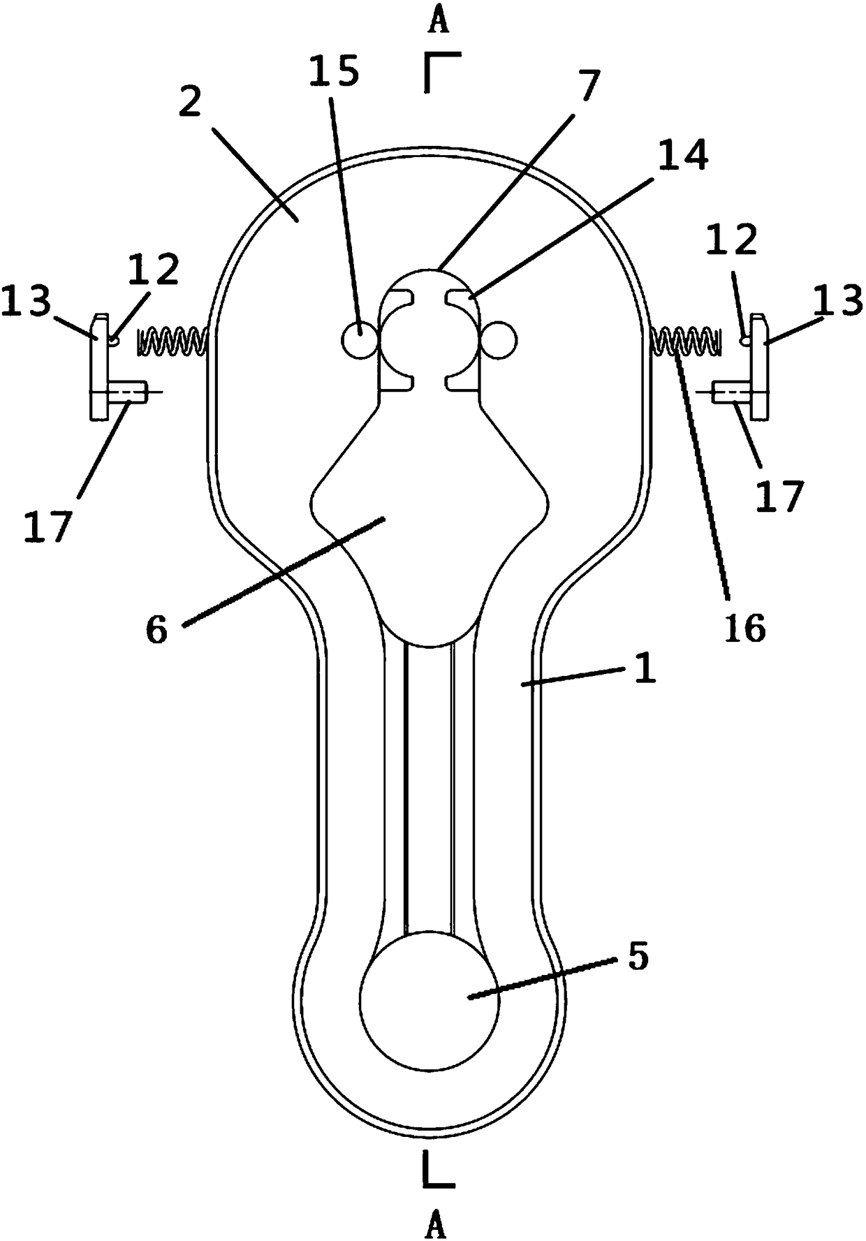 Electric transmission line climbing portable fall preventing tool