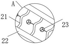 Photocatalytic oxidation device for printing and dyeing wastewater treatment