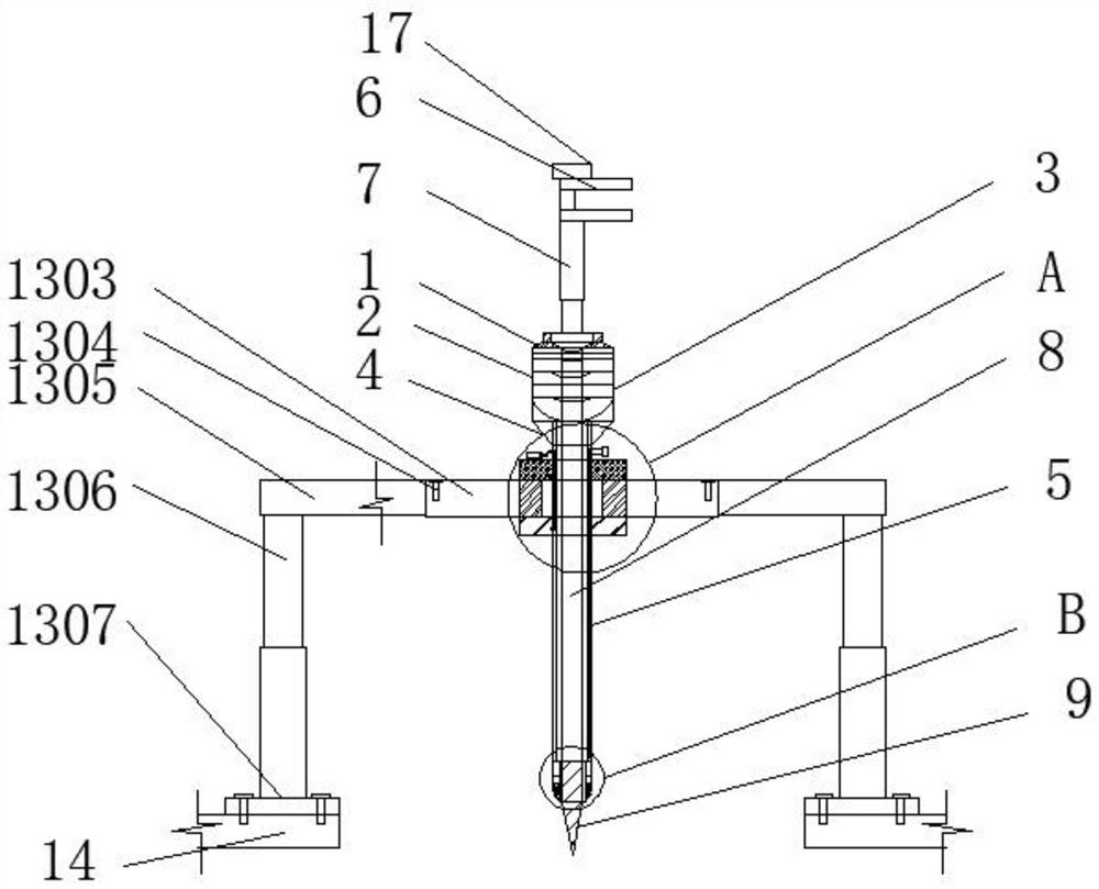 Endoscope puncture outfit capable of being limited and adjusted