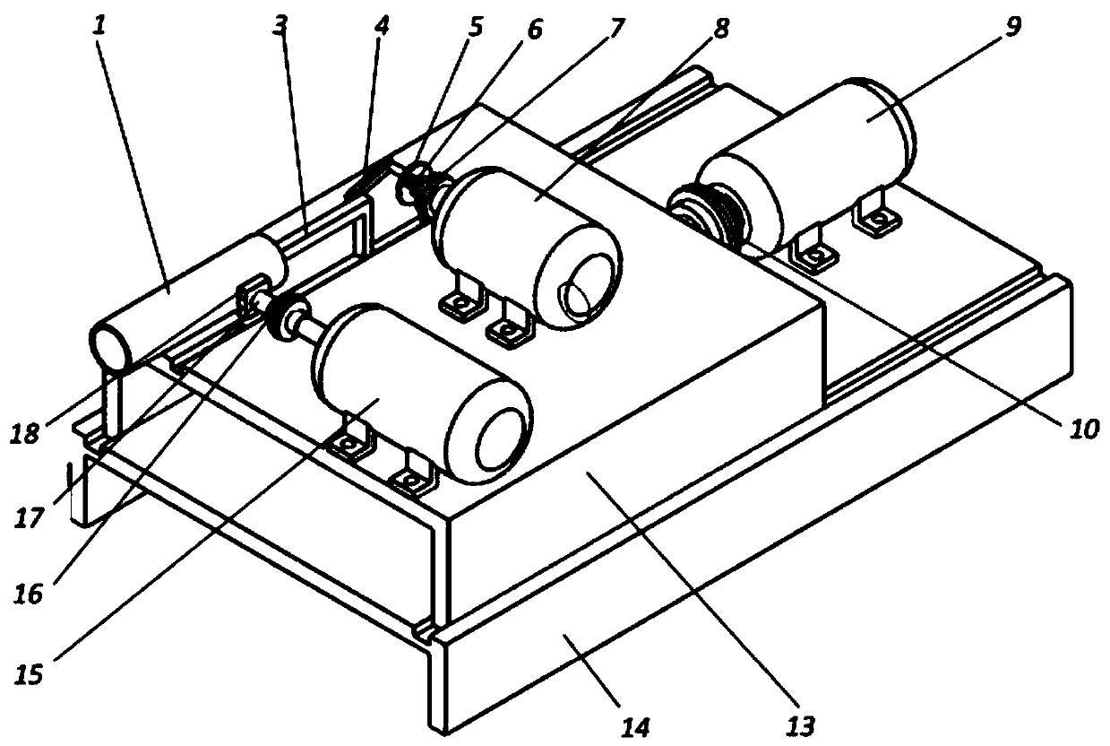 Magnetic grinding and polishing device and method for inner surface and outer surface of pipe fitting