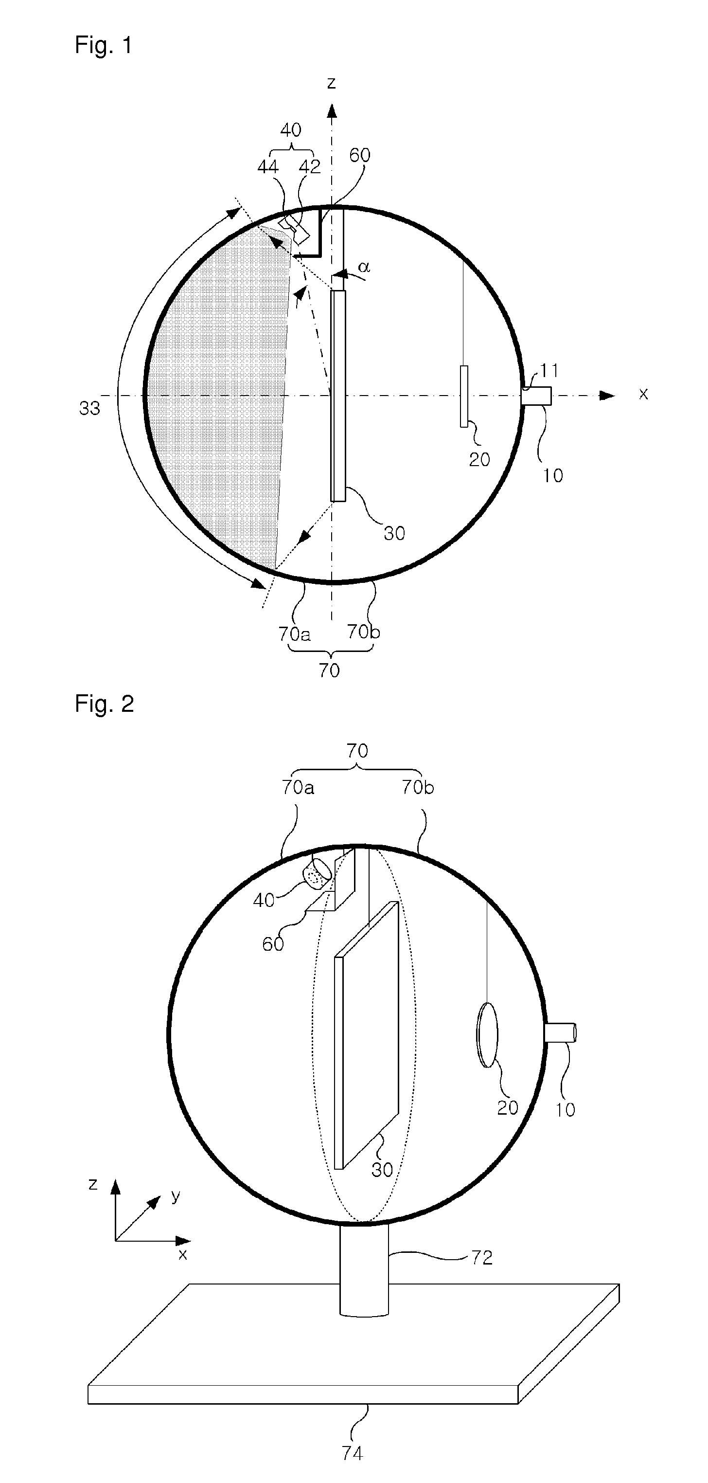 Integrating sphere photometer and measuring method of the same