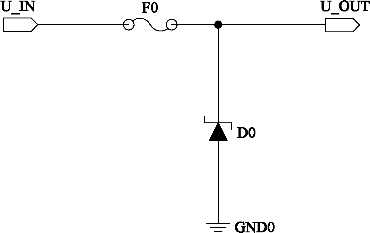 Reversed polarity protection circuit of power supply