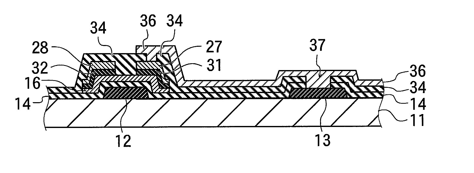 Thin film transistor and method for producing thin film transistor