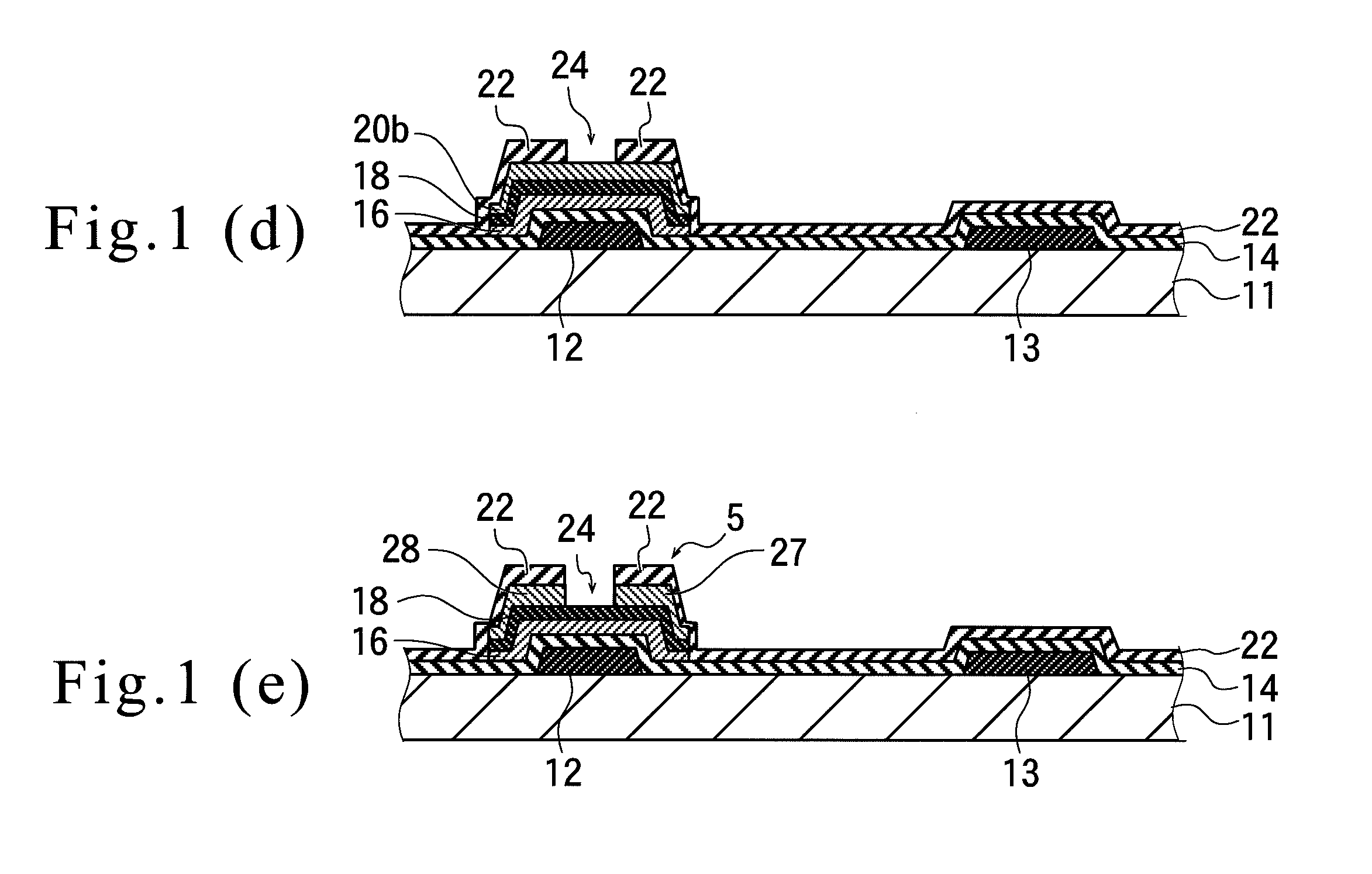 Thin film transistor and method for producing thin film transistor