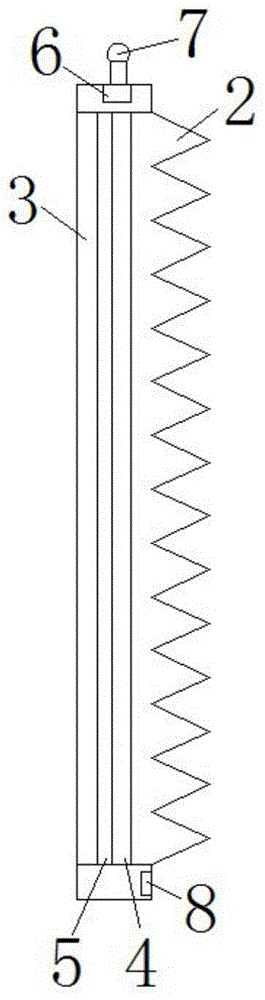 Wedge type noise insulation screen