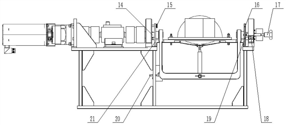 A loading test device for electric retractable mechanism of aircraft lighting