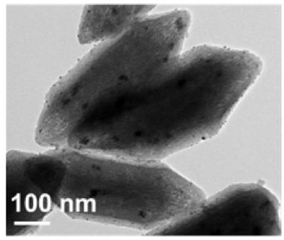 A novel hybrid metal nanomaterial, its preparation method and its application in matrix-assisted laser desorption ionization mass spectrometry