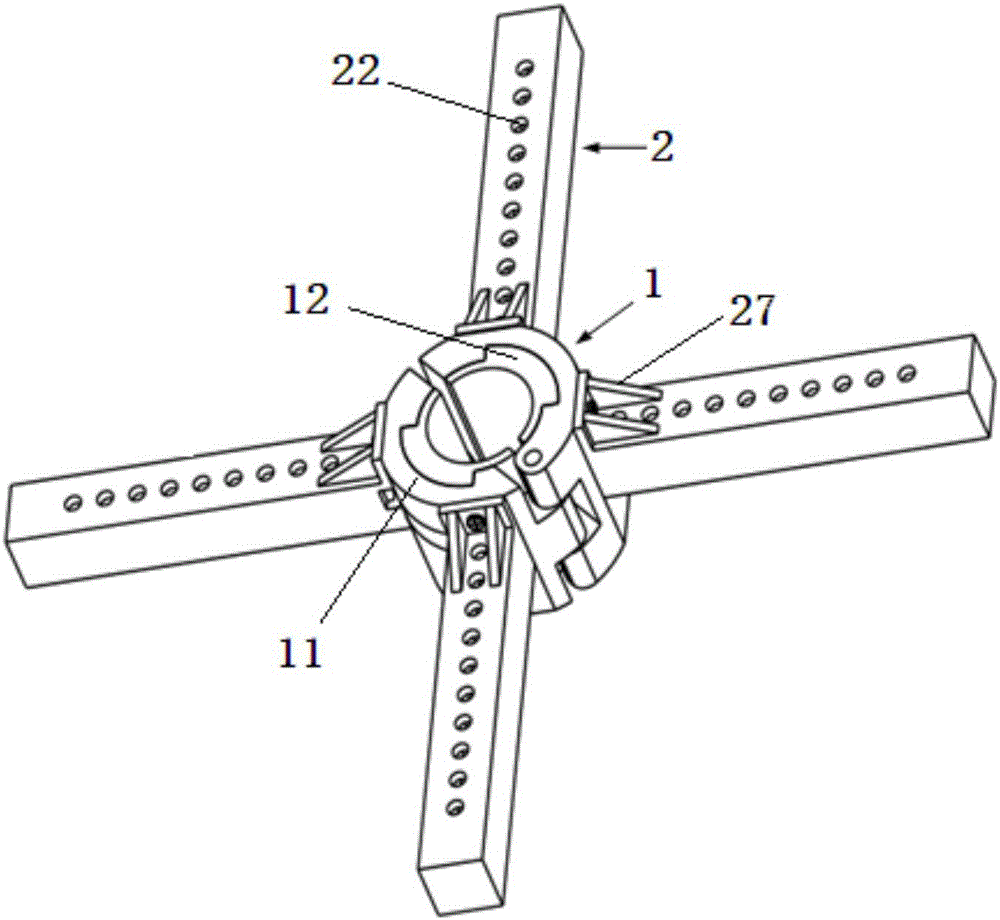 Auxiliary scale for observing icing of power transmission line