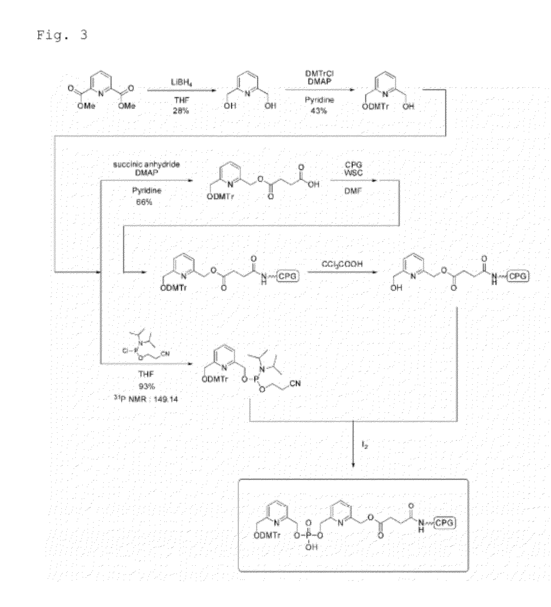 Aromatic compound, modification carrier that uses same and is used  for synthesizing an oligonucleotide derivative, oligonucleotide derivative, and oligonucleotide construct