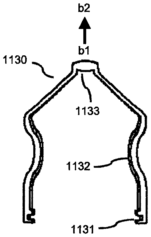 Heart valve prosthesis with clamping devices