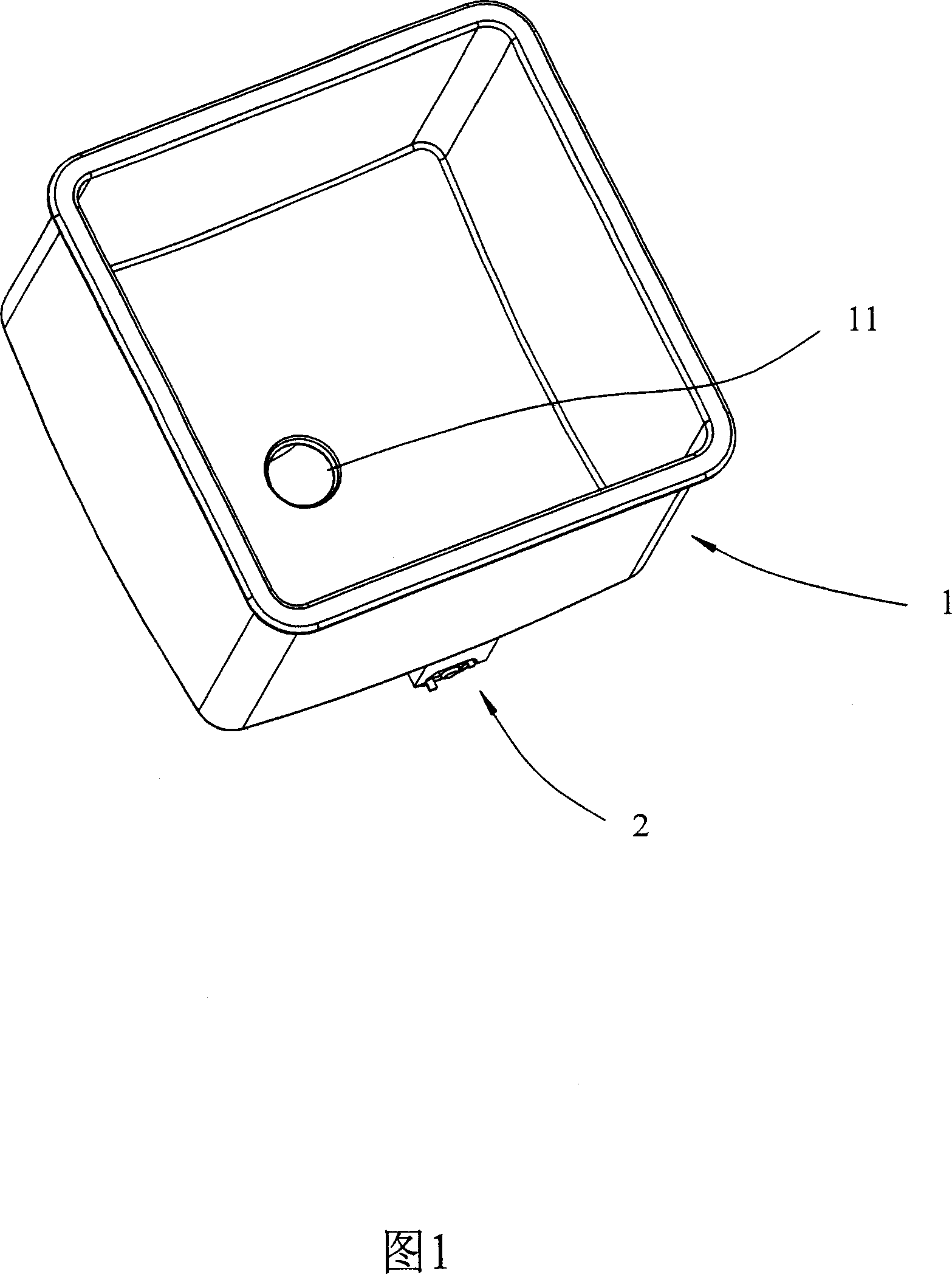 Coffee bean distributting method, automatic coffee making machine and coffee bean box using same