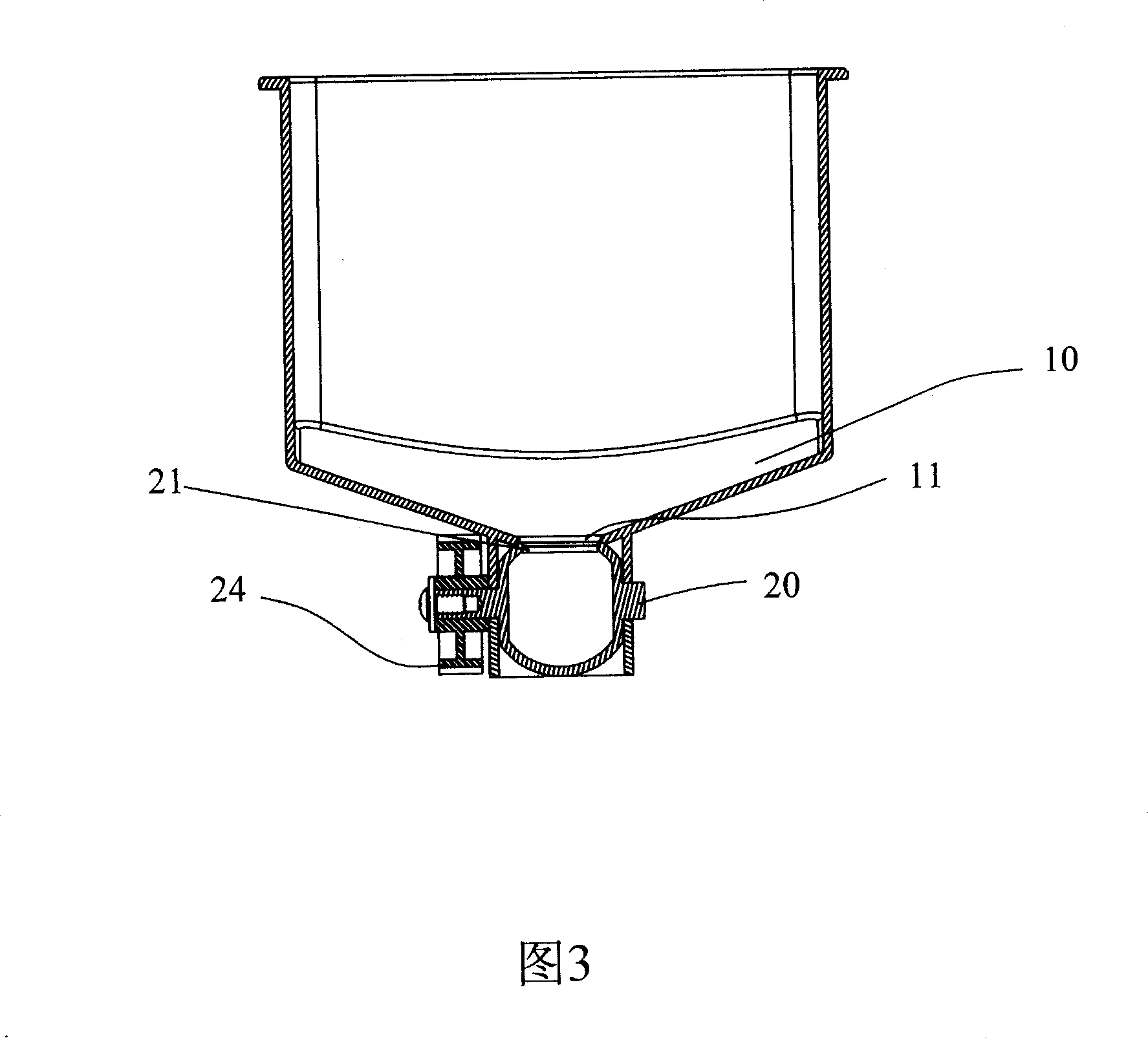 Coffee bean distributting method, automatic coffee making machine and coffee bean box using same