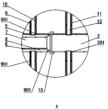 Dual-layer hot air distribution pipe