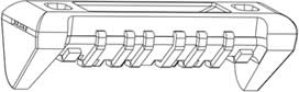 Inclined light-emitting LED (light-emitting diode) packaging structure