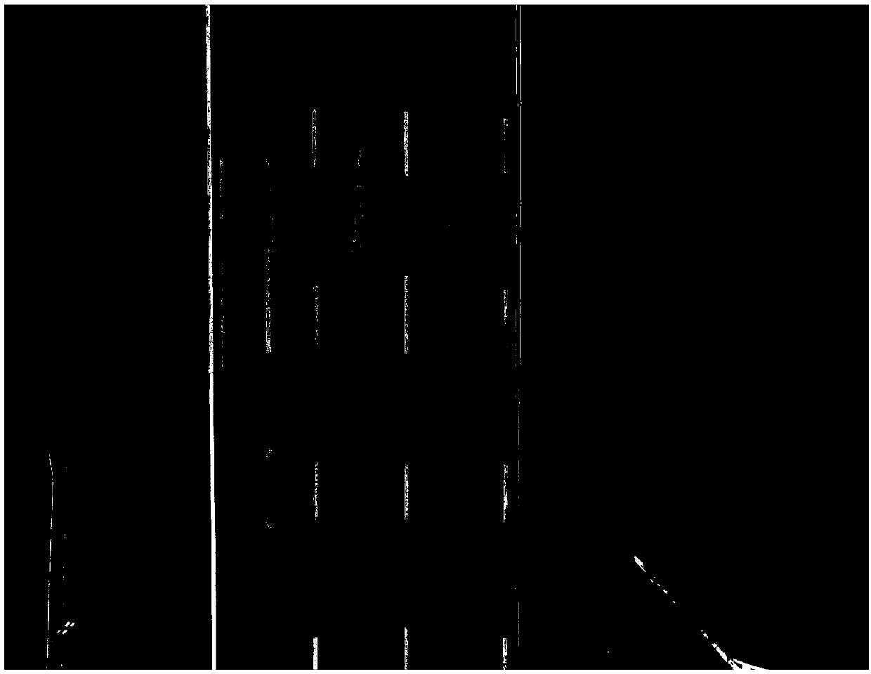 Road mark line damage detection method based on unmanned aerial vehicle shot road images