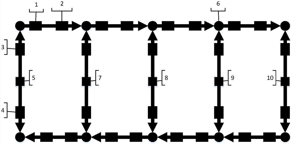 Multi-AGV dispatching system based on unidirectional and bidirectional mixed path