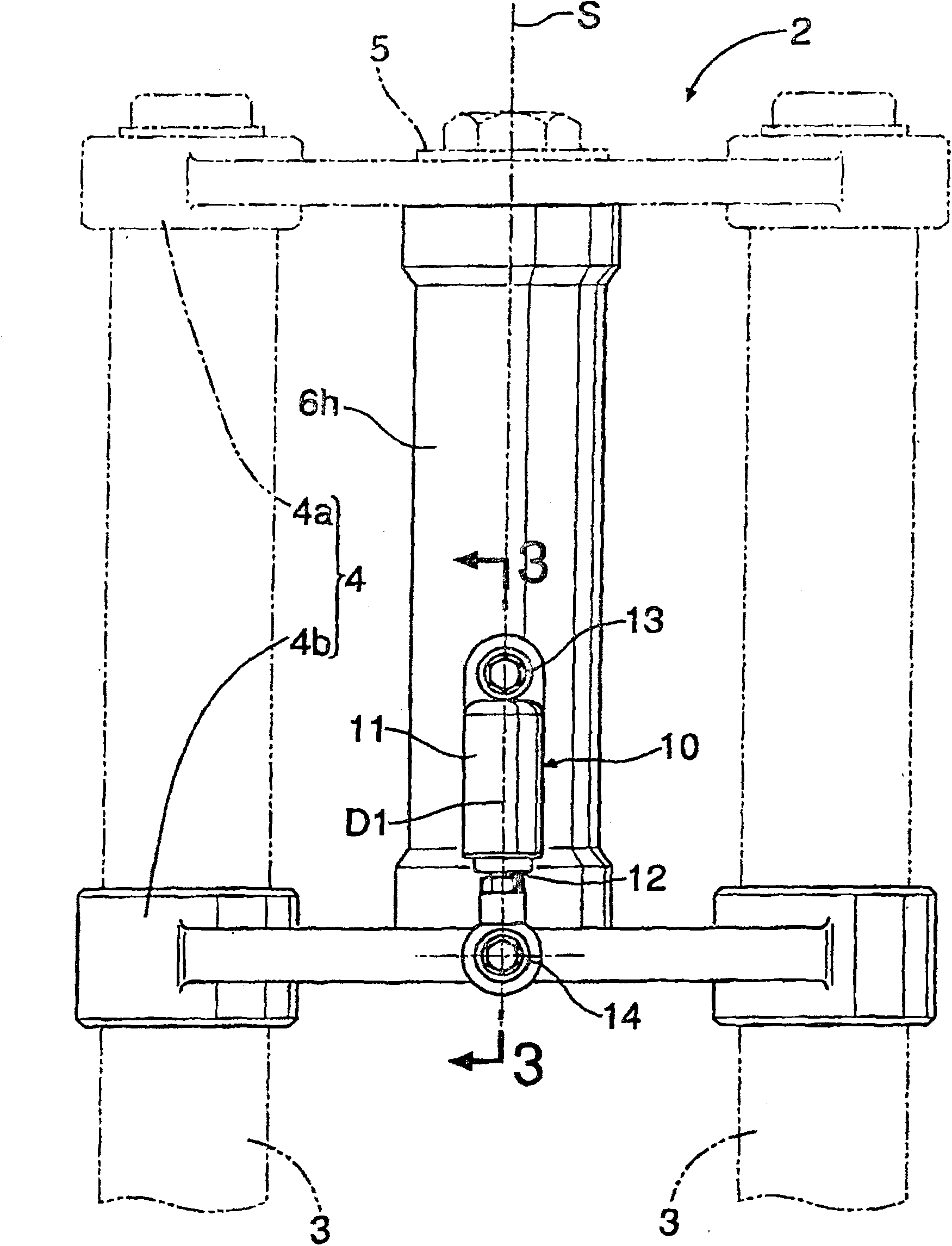 Steering damper device